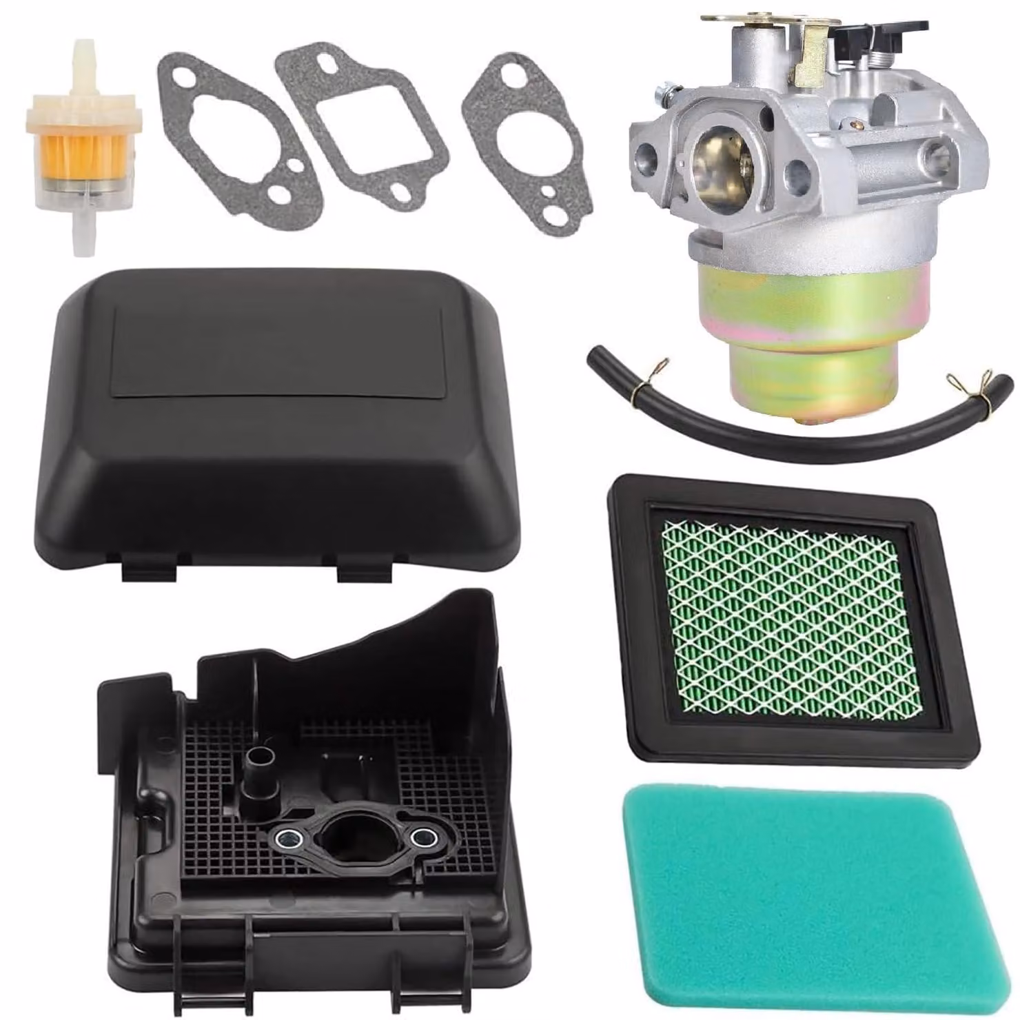 Omgoods - Kit di ricambio per carburatore e filtro dell'aria per tosaerba Honda