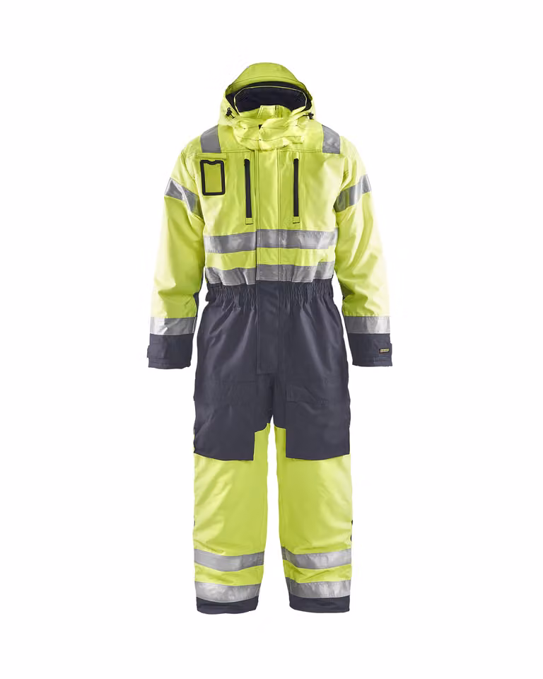 Blakläder® Tuta invernale High Vis giallo/grigio medio 6763 1977, colore:arancio/blu navy, taglia:56