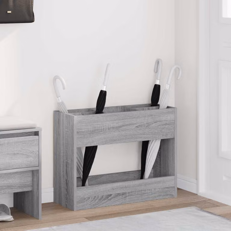 vidaXL Mobiletto per Ingresso Moderno Grigio Opaco L: 65 cm, P: 40 cm, H: 24 cm