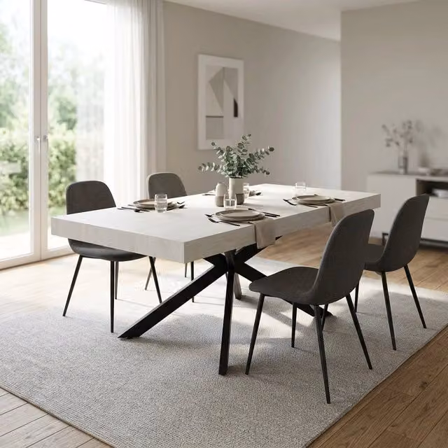 Tavolo da pranzo allungabile 160/240x90 - POTHOS