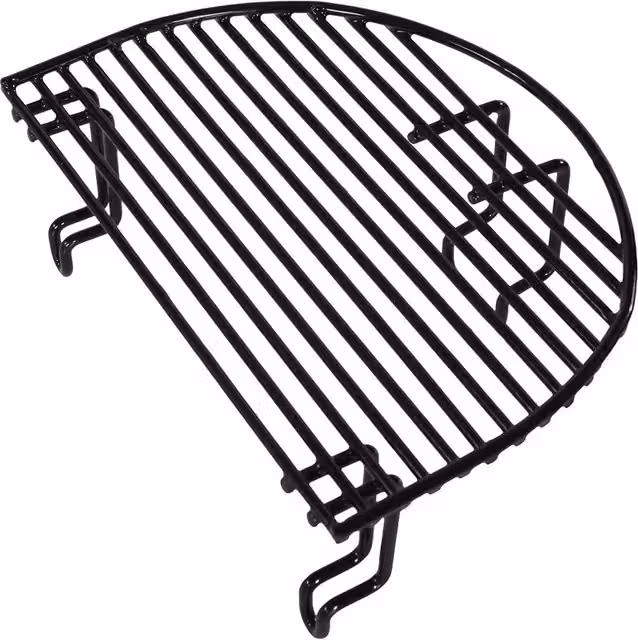 Rialzo Griglia di Estensione Primo per Barbecue in Acciaio e Porcellana Nera Formato Large