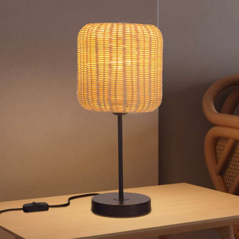 Forlight Lampada da tavolo Cortic, Legno chiaro, Soggiorno / Sala da pranzo, Legno, Lampada da tavolo