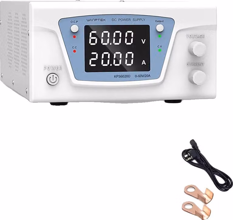Alimentatore, tensione regolabile, corrente elevata, KPS6020D 60V 20A
