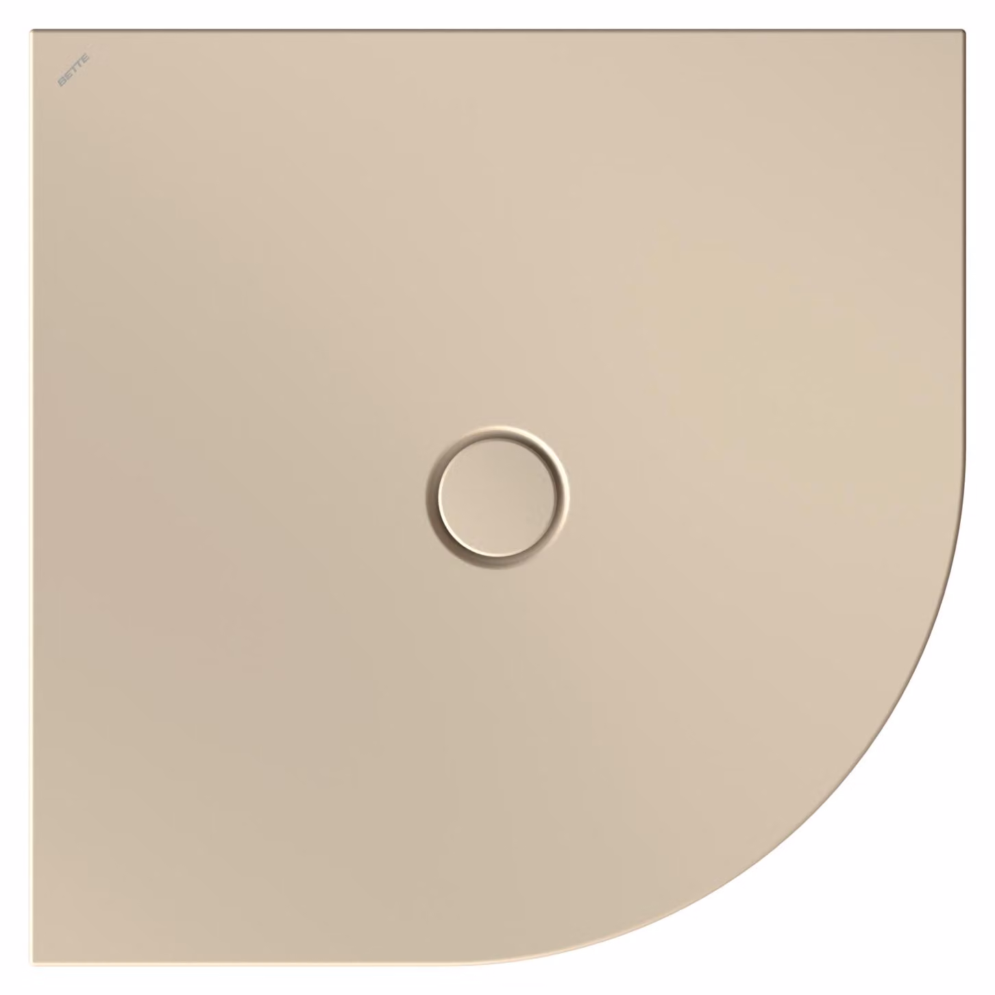 BetteFloor Corner receveurs de douche quart de cercle avec BetteGlasur Plus, 900x900mm, 5421-422PLUS, 5421-422PLUS