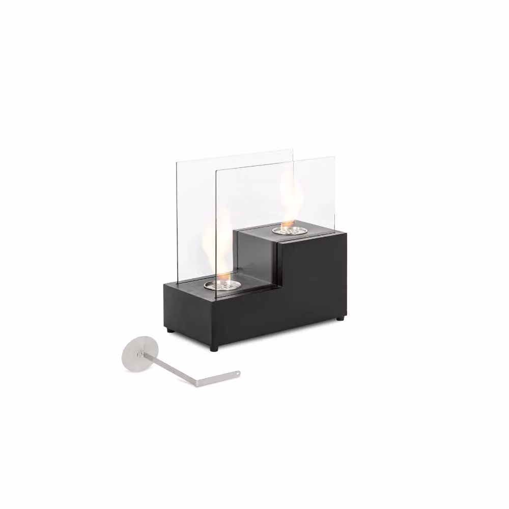 Biocamino da tavolo Scala Duzzle Nero L: 40 cm, P: 20 cm, H: 39 cm – 2