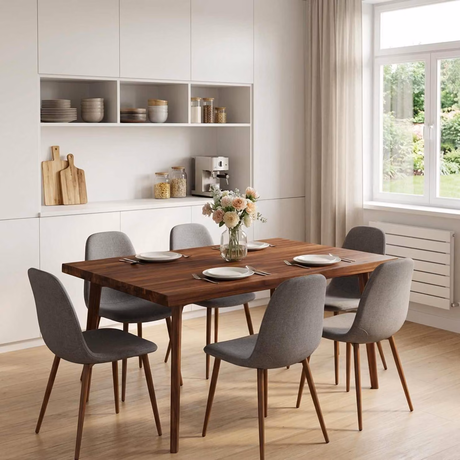 Piano del tavolo rettangolare in legno di acacia vidaXL, colore marrone, L 100 cm x P 80 cm x H 3,2 cm