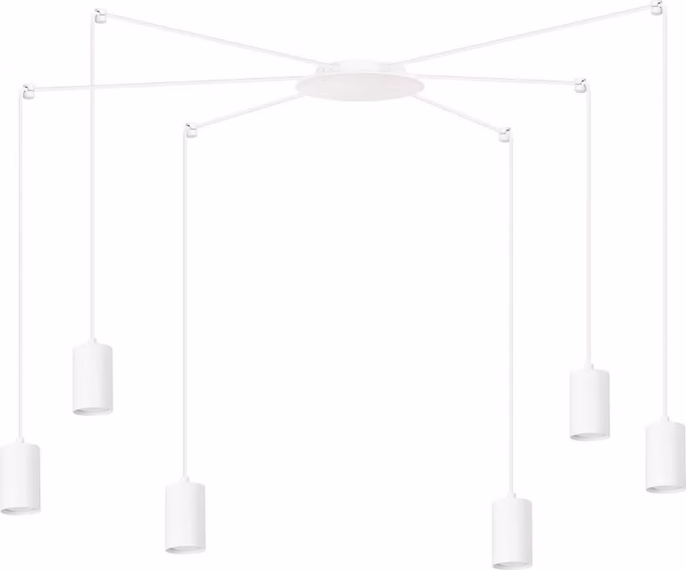 Lampadario Emibig 6xGU10 30W TRAKER 6 WH/BIANCO 525/6