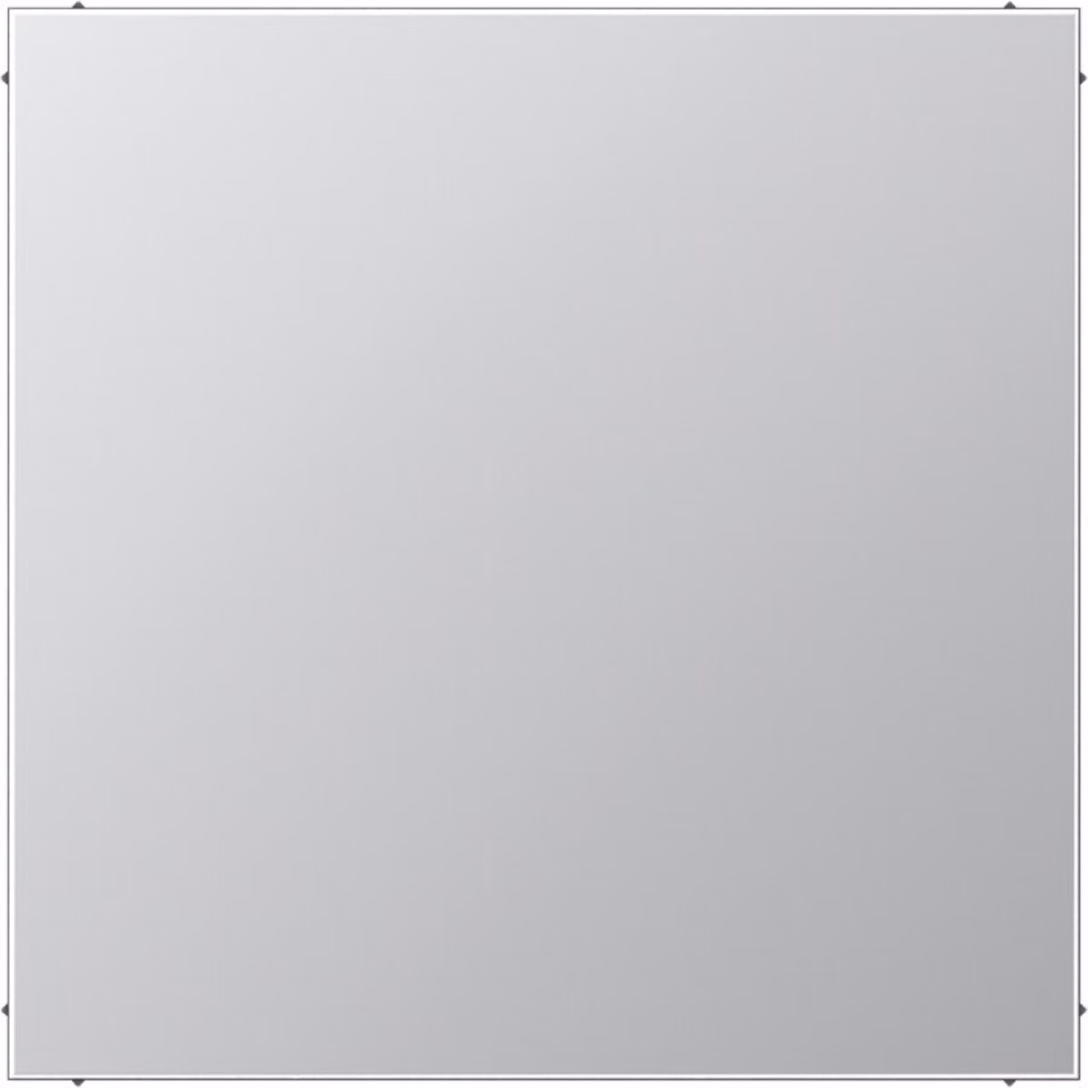 Coperchio cieco Jung in alluminio compl. con anello di supporto AL 2994 B