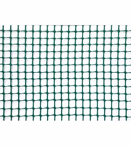 Verdemax Rete Quadra Verde 10 mm per Recinzione Giardini 1 m Lineare