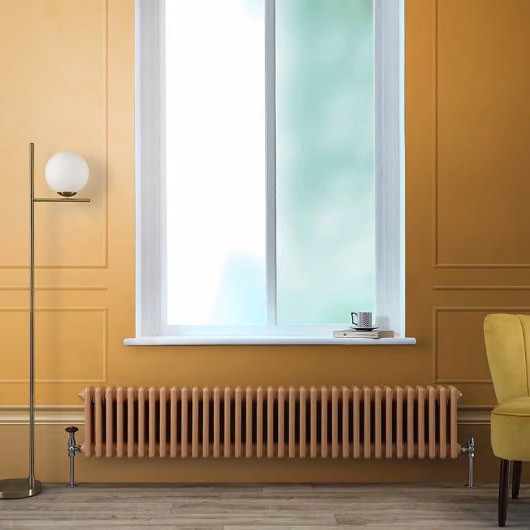 Radiatore Orizzontale a Colonne (3 Colonne) 300mm x 1595mm - Giallo (Autumn Giallo) - Regent