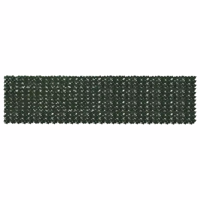vidaXL Schermo per balcone con siepe artificiale verde, L: 400 cm, H: 100 cm