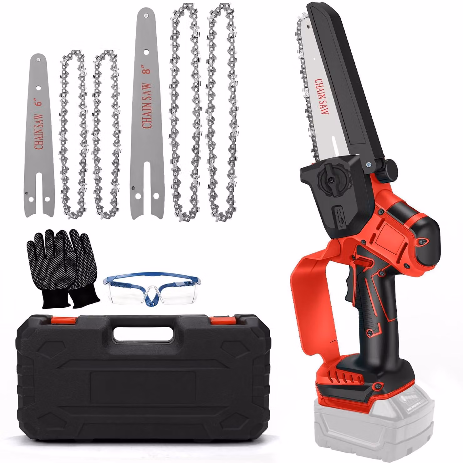 Mini motosega a batteria - Lame da 20 cm - Motore brushless - Elettrica