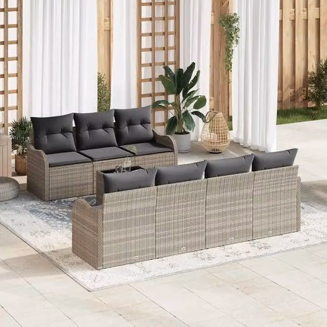 Set Divano da Giardino 8 pz 7-Numero di posti 3354281