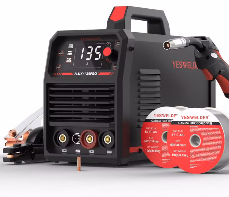 Saldatrice MIG senza gas - 135A - Tecnologia inverter