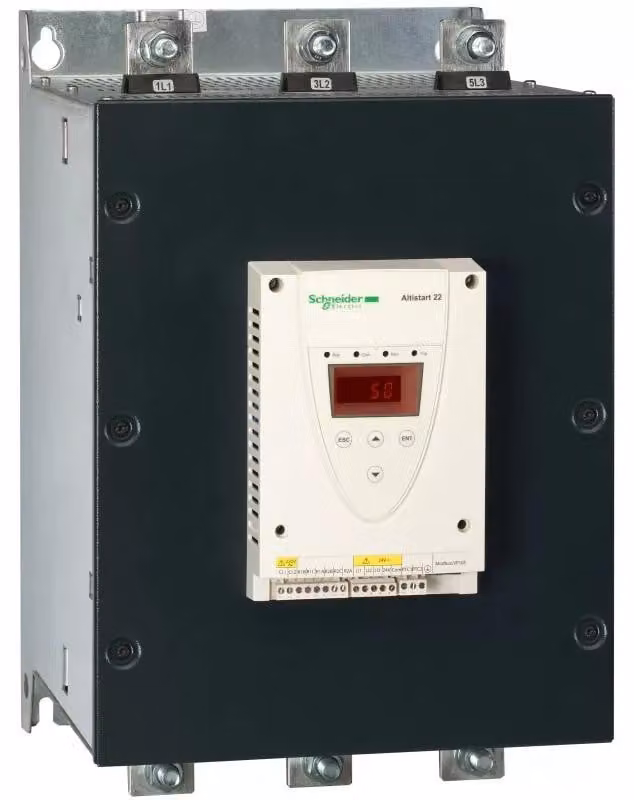 Avviatore graduale Schneider Electric, ATS22, tensione di comando 115 V, corrente nominale 480 A 440 V ATS22C48Q