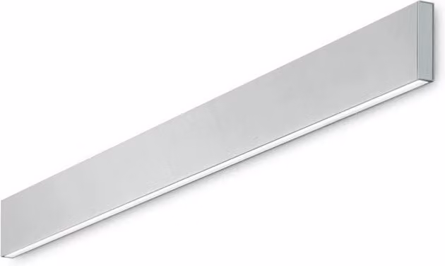 Applique Moderna Linus Alluminio Bianco Led 32W 3000K Luce Calda