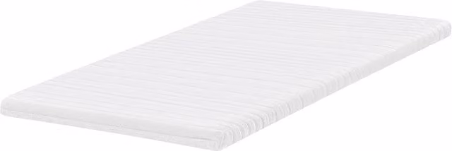 Coprimaterasso in schiuma bianca 120 x 200 cm comfort morbidezza