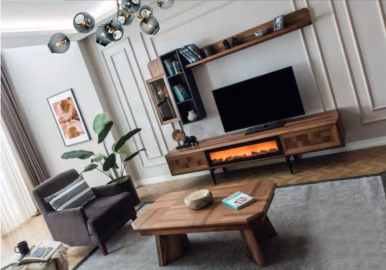 Wohnzimmer Exklusive Garnitur Designer TV-Ständer Lowboard Couchtisch