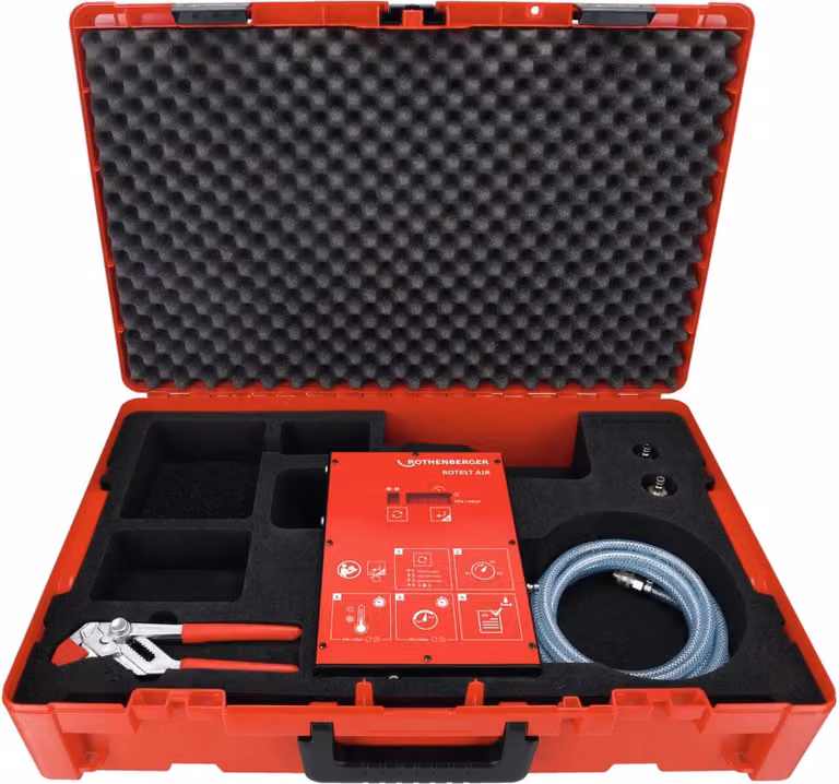 Rothenberger ROTEST AIR, compressore di prova, 1 pezzo.