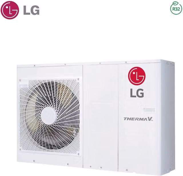 Pompa di Calore LG Therma V Mini Chiller Inverter Monoblocco 7 kW HM071MR.U44 Monofase R-32 Bianco con Controllo WiFi e App