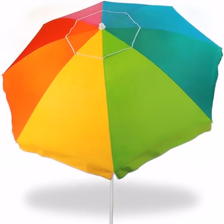 Dripio - Ombrellone da spiaggia - 220 cm - Protezione UV - Tetto ventilato
