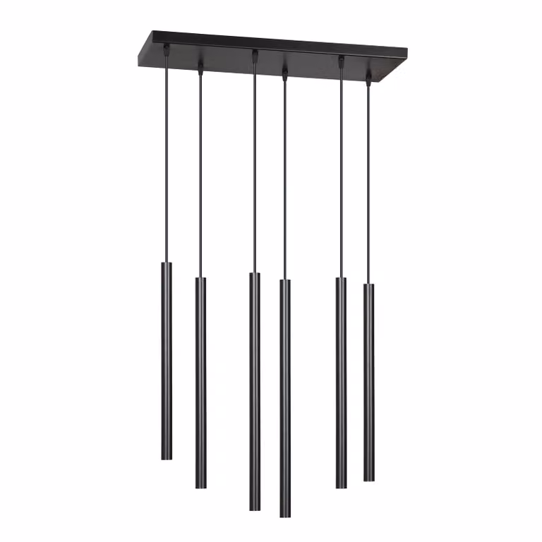 Lampadario Emibig 6xG9 20W SELTER 6 NERO 552/6