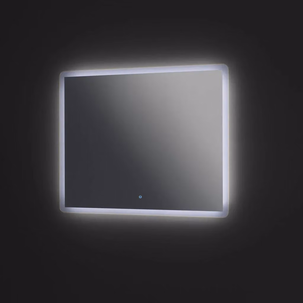 Specchio con Led SILVIA AQA DESIGN Nero Rettangolare con Touch Switch – 2