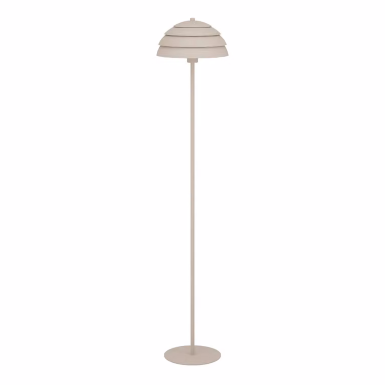 EGLO Lampada da terra Vittorito, Crema / Ambra, Soggiorno / Sala da pranzo, Metallo, Lampada da terra