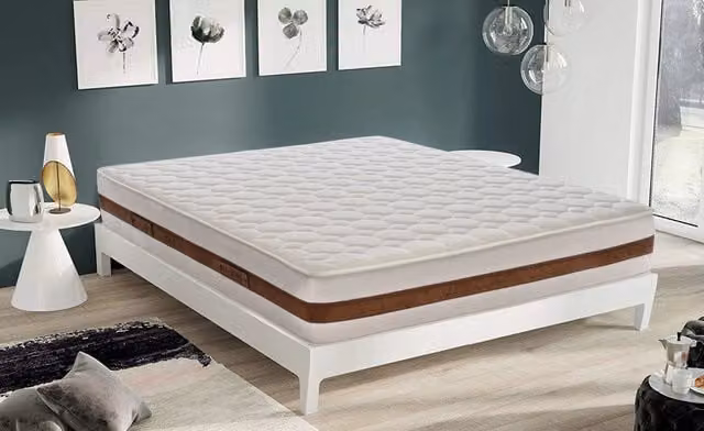 Materasso Matrimoniale 160x200 in Memory Foam, 5cm di Memory Foam, Alto 22 cm