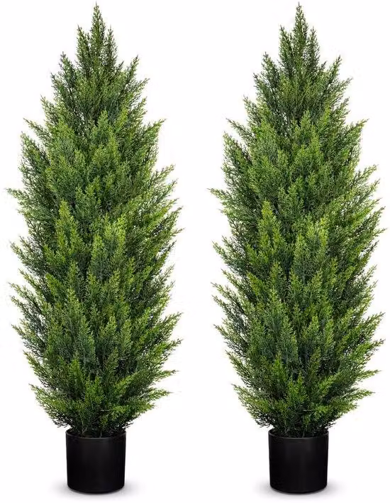 Alberi di cedro artificiali da 120 cm, realistici, per ingressi, case e verande