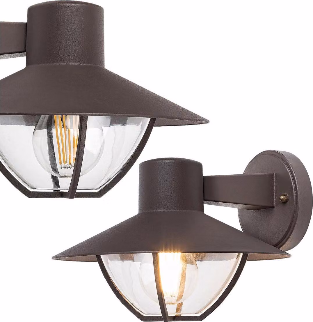 Rabalux Brown apparecchio per facciate Almada per lampadina E27 7884