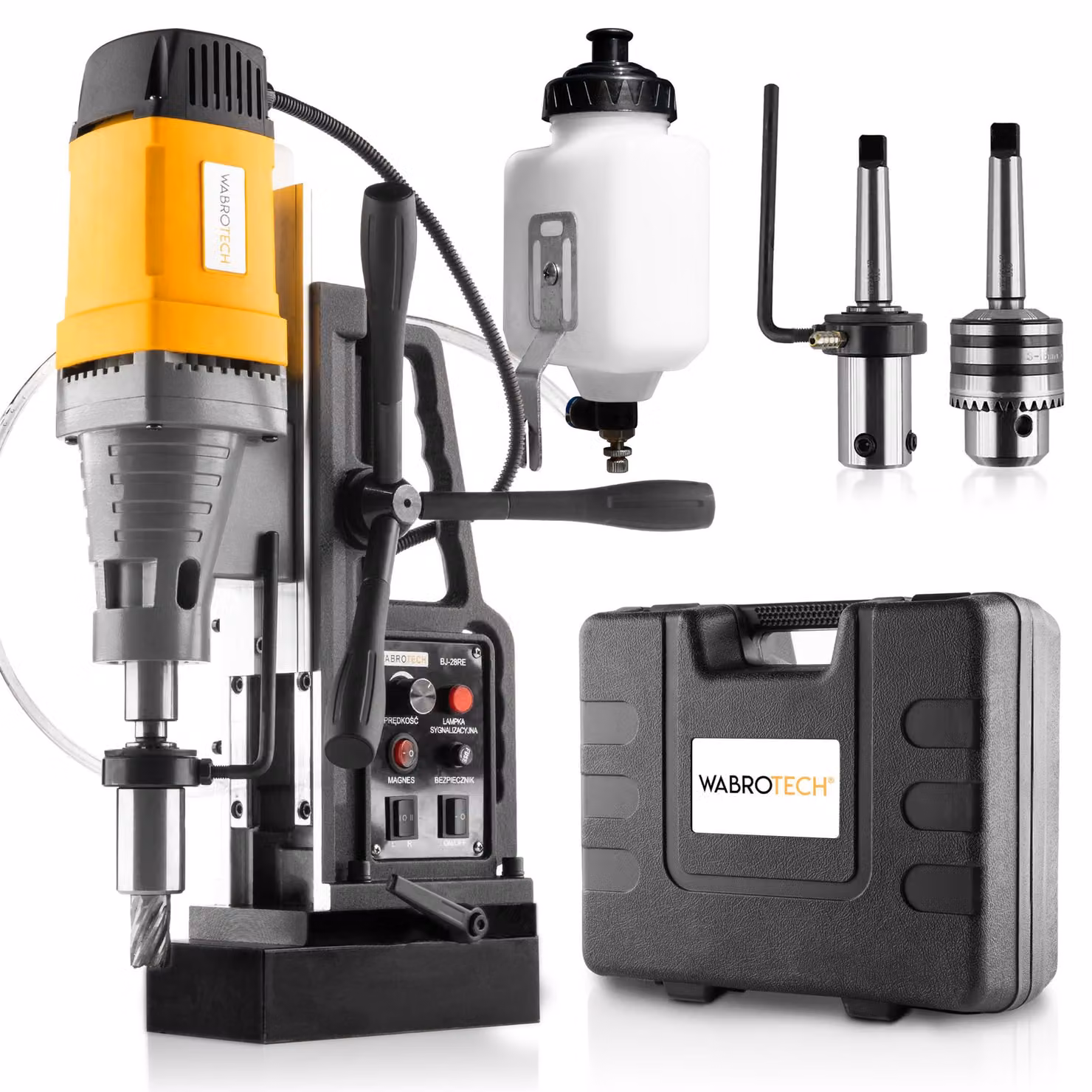 Trapano a magnete da 2080 W - Mandrino da 60 mm - Per metallo - Elettrico con cavo