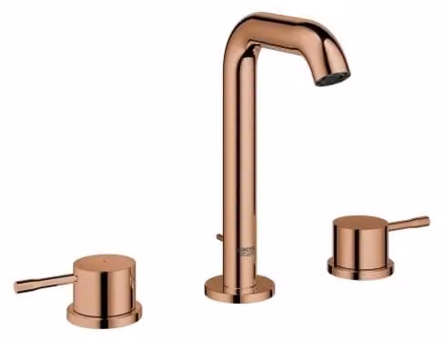 Grohe Essence, mitigeur de lavabo 3 trous, saillie 114mm, avec vidage à tirette, 20296DA1, 20296DA1
