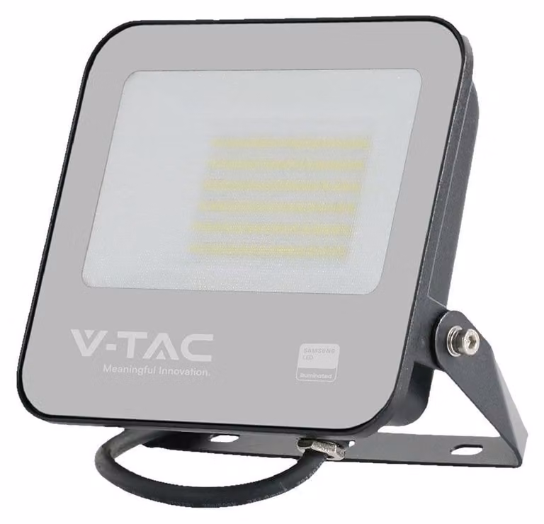 V-TAC PRO VT-44055 Faro LED SMD Chip Samsung 50W luce 6500K IP65 - Colore Nero 23600