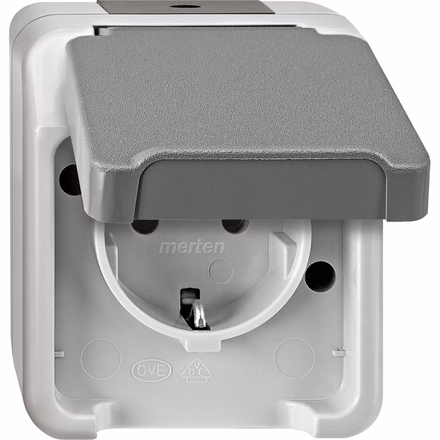 Presa di corrente SCHUKO MEG2400-8029 grigio chiaro (MEG2400-8029)