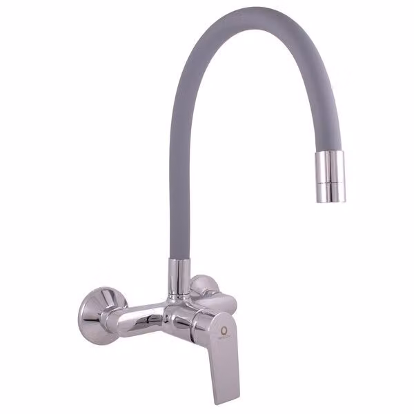 Miscelatore per lavello Slezák RAV con braccio flessibile grigio CO102.5/10