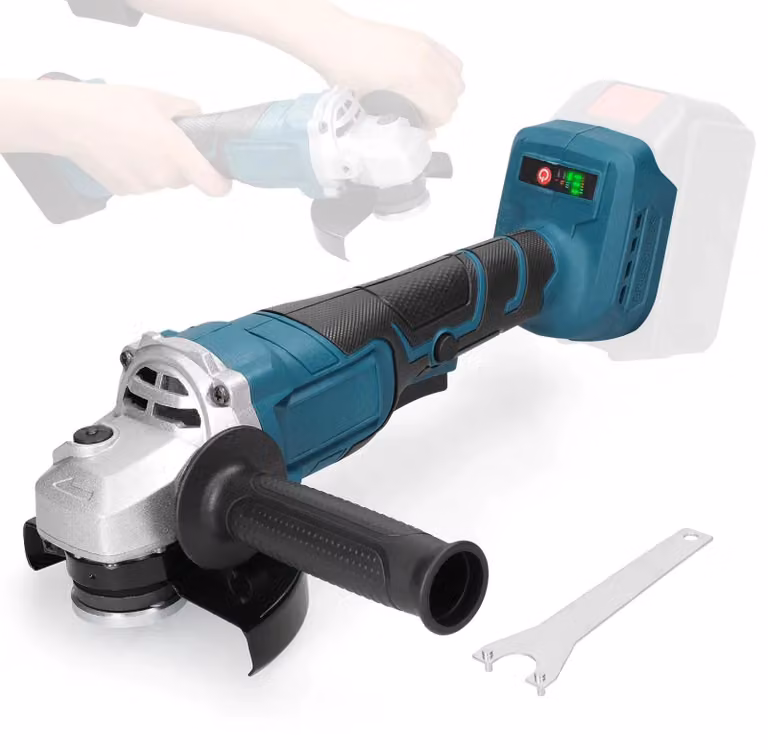Smerigliatrice angolare – Senza fili, 18 V – Motore brushless – Disco da 12,5 cm – Per taglio e levigatura – Batteria non inclusa