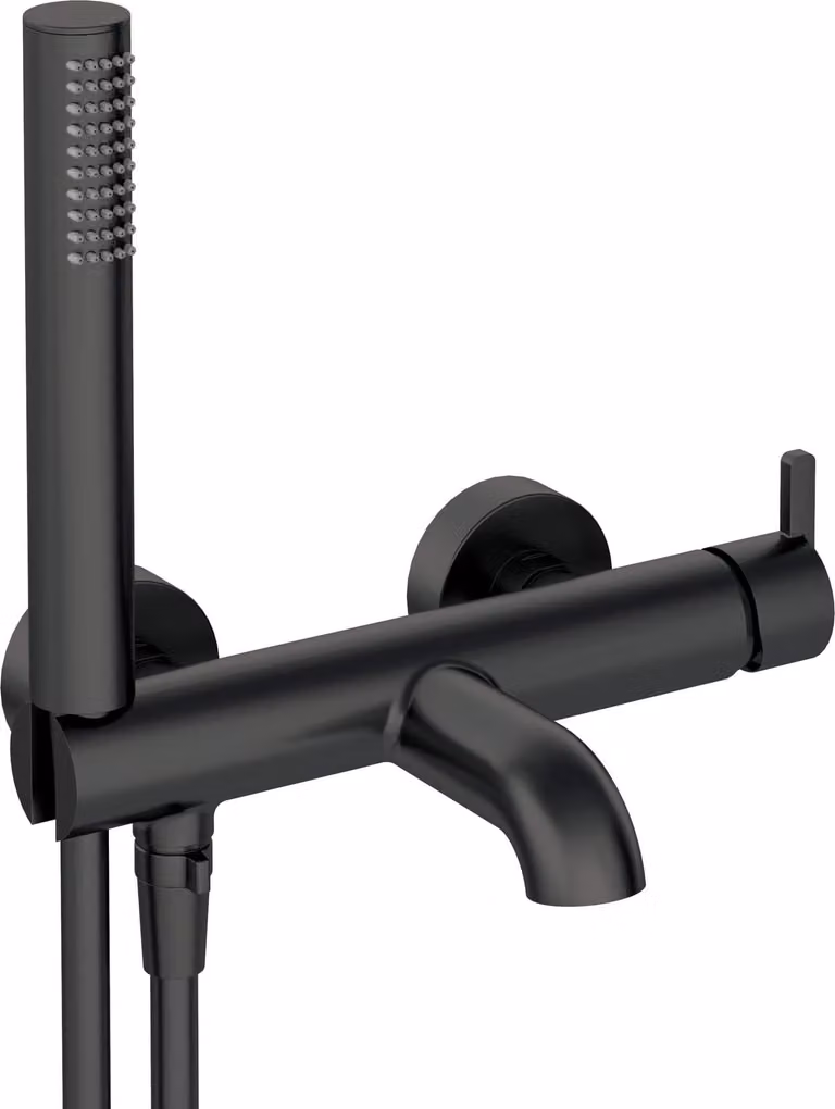 Bathtub mixer with shower set