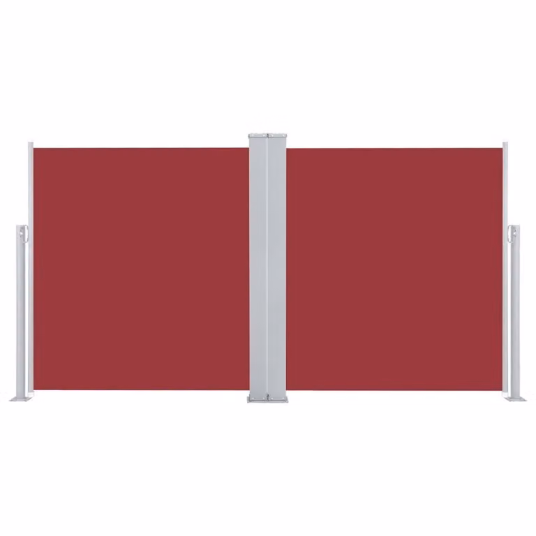 Tenda da Sole Laterale Retrattile Rossa 160x600 cm