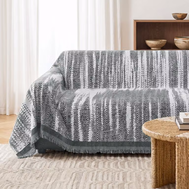 Copertura moderna per divano in tessuto jacquard chenille, adatta a divani a una o due posti