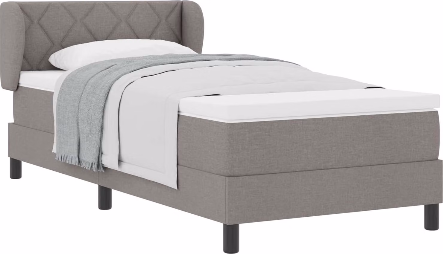 Letto a molle con materasso Talpa 90 x 200 cm Tessuto