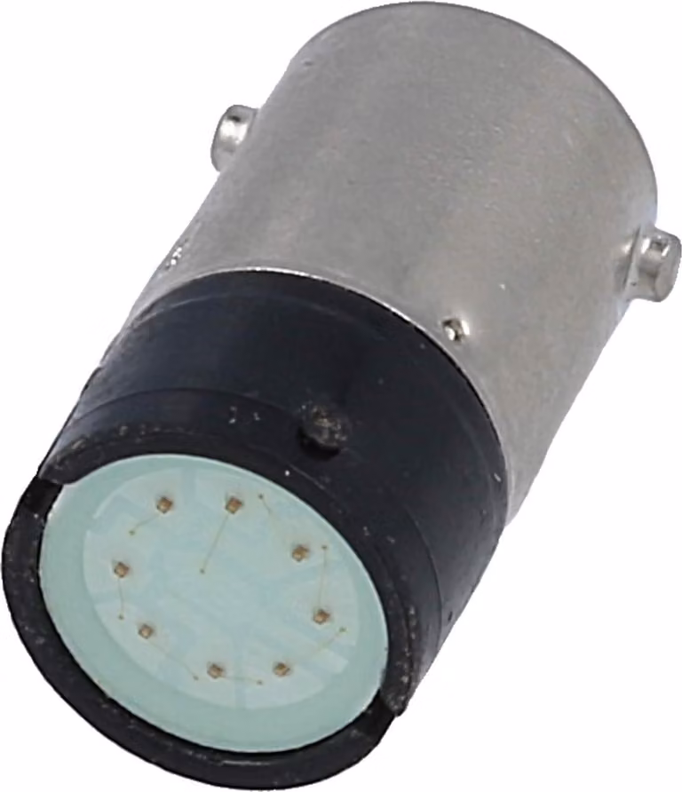 Georg Schlegel Diodo luminoso per portalampada BA9s lampeggiante 24V verde BA9s LED Tensione nominale 24V DC (+10%) - 1 pezzo