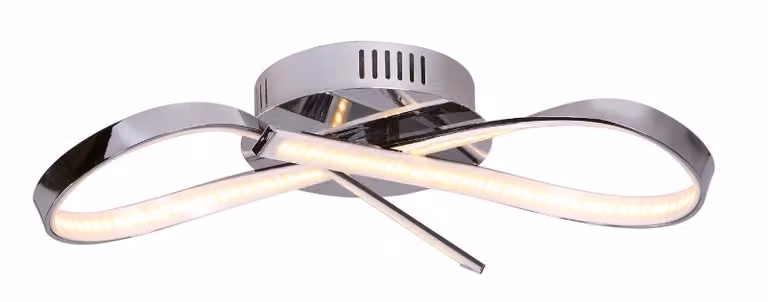 Lampada da soffitto moderna decorativa cromata INFINITY LED 14W C0099 Maxlight