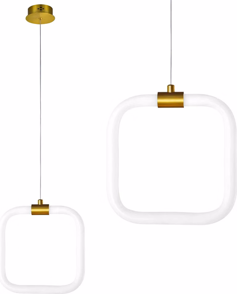 Lampada A Sospensione Toolight Lhj057-Cp1 White, Gold
