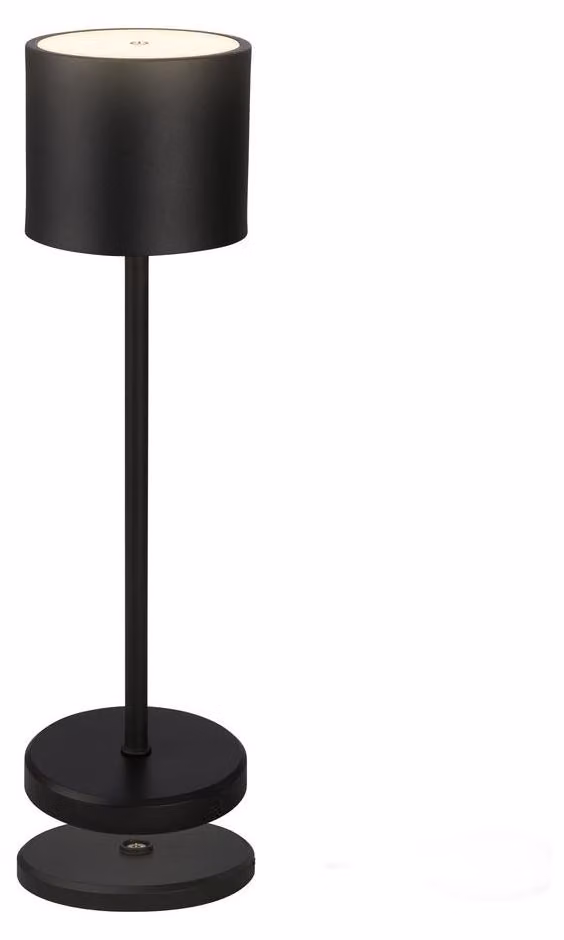 Faretto, nero, con legno, escl. 1xGU10/max. 9W
