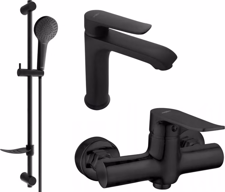 Mexen Pecos DF05 set doccia, nero - 72704DF05-70