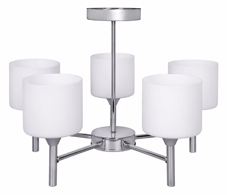 Lampadario classico Activejet MIRA Chrome 5xE27 per soggiorno