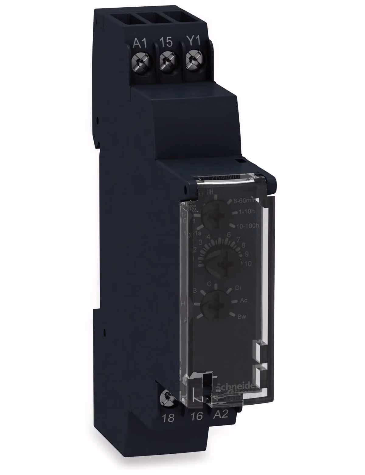 Relè temporizzatore SCHNEIDER ELECTRIC RE17RMXMU, 24..240 V, 9 funzioni, relè