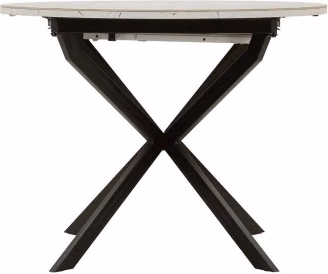 Tavolo Da Pranzo Allungabile Martin cm ø 100x78 (aperto cm 140x100x78)