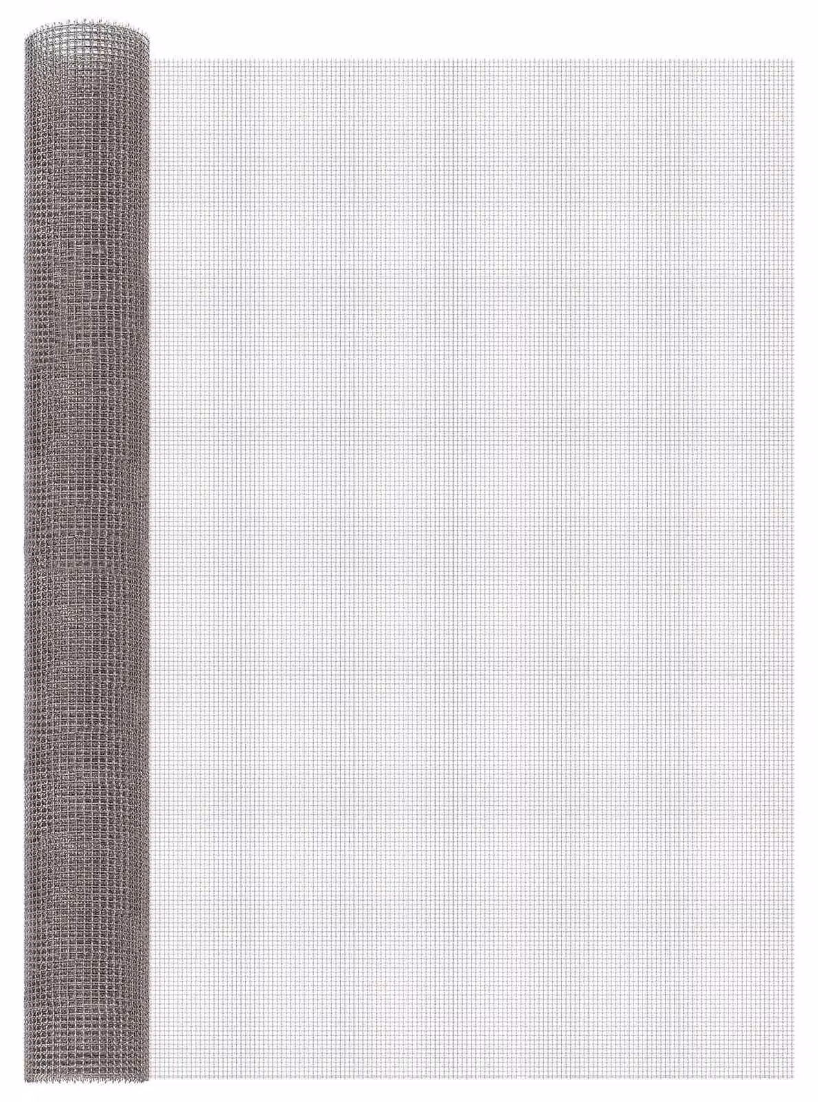 Maison Exclusive - Schermo a rete, dimensioni 100 x 500 cm, struttura in acciaio inossidabile 201, finitura argento